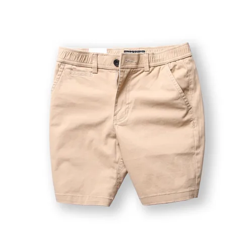 Quần short nam kaki lưng thun co giãn