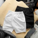Quần Short Nam Thun In Chữ Chicago Dáng Thể Thao