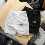 Quần Short Nam Thun In Chữ Chicago Dáng Thể Thao