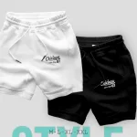 Quần Short Nam Thun In Chữ Chicago Dáng Thể Thao