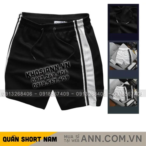 Quần Short Nam Thun Big Size Sọc Hai Bên