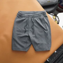 Quần Short Nam Vải Thun Thêu Chữ Boston