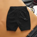 Quần Short Nam Vải Thun Thêu Chữ Boston