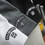 Quần short nam vải thun thêu logo chữ, size 50-80kg