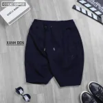 Quần Short Nam Nỉ Thun Thêu Chữ M Cao Cấp QB403