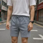 Nơi lấy sỉ quần Short Thun Nam Viền Sọc Ngang New Basic
