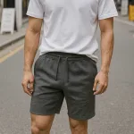 Nơi lấy sỉ quần Short Thun Nam Viền Sọc Ngang New Basic