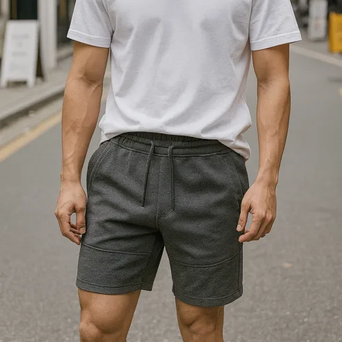Nơi lấy sỉ quần Short Thun Nam Viền Sọc Ngang New Basic