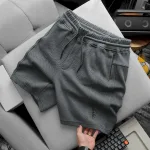 Shop sỉ quần Short Thun Nam Viền Sọc Thêu Logo Chữ