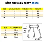 Shop sỉ quần Short Thun Nam Viền Sọc Thêu Logo Chữ