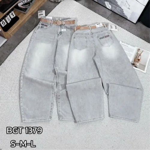 Chỗ sỉ quần Suông Nữ - Quần Jeans Suông Rách Nữ Chất Liệu Vải Dày Mềm Không Co Giãn - Nhiều Mẫu Đẹp