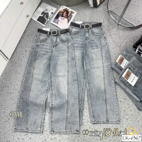 Chỗ sỉ quần Suông Nữ - Quần Jeans Suông Rách Nữ Chất Liệu Vải Dày Mềm Không Co Giãn - Nhiều Mẫu Đẹp
