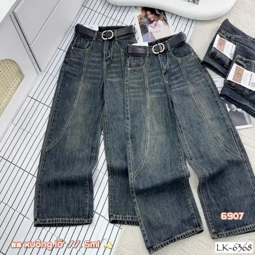 Chỗ sỉ quần Suông Nữ - Quần Jeans Suông Rách Nữ Chất Liệu Vải Dày Mềm Không Co Giãn - Nhiều Mẫu Đẹp