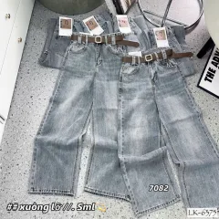 Chỗ sỉ quần Suông Nữ - Quần Jeans Suông Rách Nữ Chất Liệu Vải Dày Mềm Không Co Giãn - Nhiều Mẫu Đẹp