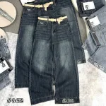 Chỗ sỉ quần Suông Nữ - Quần Jeans Suông Rách Nữ Chất Liệu Vải Dày Mềm Không Co Giãn - Nhiều Mẫu Đẹp