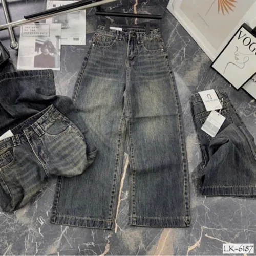 Chỗ sỉ quần Suông Nữ - Quần Jeans Suông Rách Nữ Chất Liệu Vải Dày Mềm Không Co Giãn - Nhiều Mẫu Đẹp