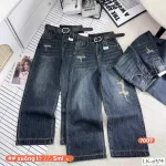 Chỗ sỉ quần Suông Nữ - Quần Jeans Suông Rách Nữ Chất Liệu Vải Dày Mềm Không Co Giãn - Nhiều Mẫu Đẹp