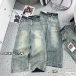 Chỗ sỉ quần Suông Nữ - Quần Jeans Suông Rách Nữ Chất Liệu Vải Dày Mềm Không Co Giãn - Nhiều Mẫu Đẹp