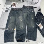 Chỗ sỉ quần Suông Nữ - Quần Jeans Suông Rách Nữ Chất Liệu Vải Dày Mềm Không Co Giãn - Nhiều Mẫu Đẹp