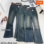 Chỗ sỉ quần Suông Nữ - Quần Jeans Suông Rách Nữ Chất Liệu Vải Dày Mềm Không Co Giãn - Nhiều Mẫu Đẹp