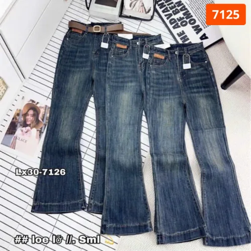 Chỗ sỉ quần Suông Nữ - Quần Jeans Suông Rách Nữ Chất Liệu Vải Dày Mềm Không Co Giãn - Nhiều Mẫu Đẹp