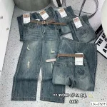 Chỗ sỉ quần Suông Nữ - Quần Jeans Suông Rách Nữ Chất Liệu Vải Dày Mềm Không Co Giãn - Nhiều Mẫu Đẹp