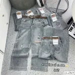 Chỗ sỉ quần Suông Nữ - Quần Jeans Suông Rách Nữ Chất Liệu Vải Dày Mềm Không Co Giãn - Nhiều Mẫu Đẹp