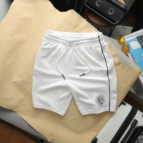 Quần short nam QB441 lưng thun, in logo, phối sọc hai bên, big size