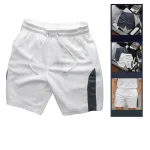 Nơi lấy sỉ quần Thun Nam - Quần Short Nam Lưng Thun Đươc Phối Sọc Màu Bền Đẹp Có Big Size