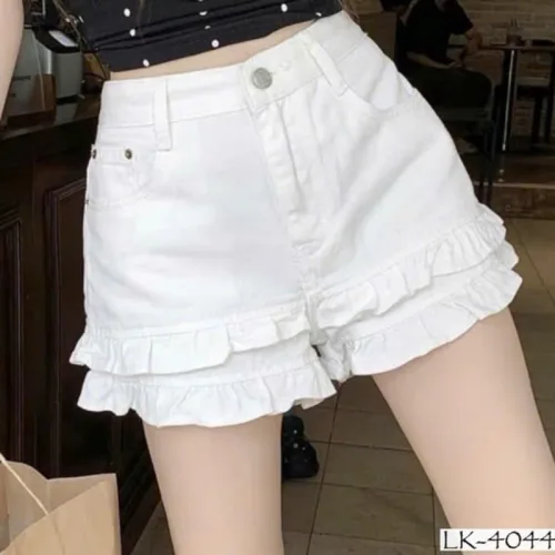 Quần Thụng Jeans Nữ Túi Hộp Vải Dày Mềm Không Co Giãn