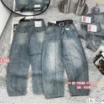 Shop sỉ quần Thụng Nữ - Quần Jeans Thụng - Quần Thụng Kaki Nữ Rách Túi Chất Liệu Vải Dày Mềm Không Co Giãn