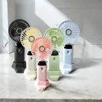 Quạt mini cầm tay 5 tốc độ, nhiều màu, kích thước 30x9cm