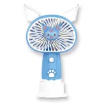 Quạt Mini Tai Thỏ Cầm Tay Có Đế