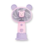 Quạt Mini Tai Thỏ Cầm Tay Có Đế