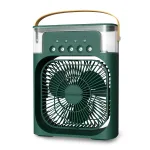 Nguồn hàng sỉ quạt Phun Hơi Nước Có Đèn Hình Vuông Quạt Để Bàn Mini 600ml 20x25.5x8.5cm