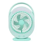 Quạt bàn tích điện F0336 tích hợp đèn LED