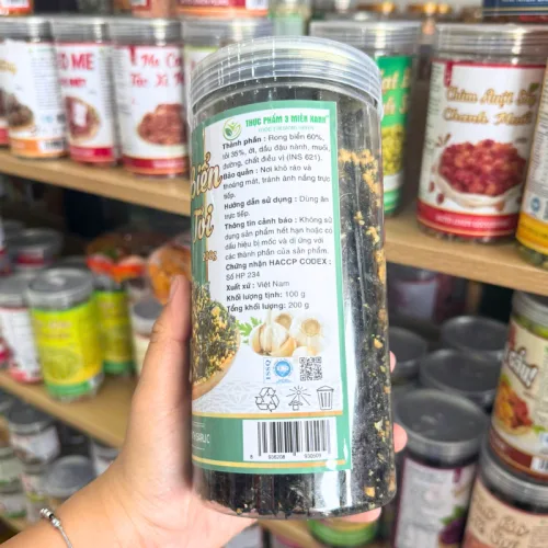 Rong biển cháy tỏi loại ngon, hộp PET 200 g