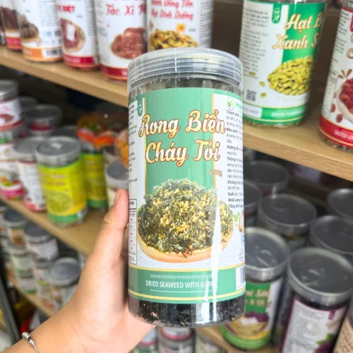 Rong biển cháy tỏi loại ngon, hộp PET 200 g