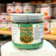 Rong Biển Mini Vị Cháy Tỏi Thơm Ngon 100g Hộp PET