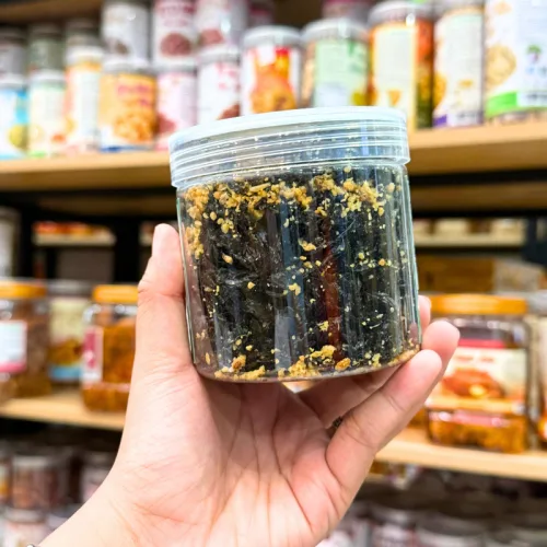 Rong Biển Mini Vị Cháy Tỏi Thơm Ngon 100g Hộp PET