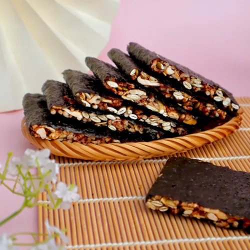 Chuyên sỉ rong Biển Kẹp Hạt Dinh Dưỡng Túi Zip 400gr