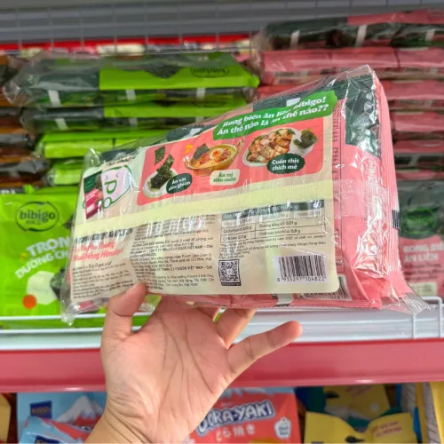 Rong biển ăn liền Bibigo lốc 3 gói, 4 vị: Truyền Thống, Dầu Mè, Muối Hồng, BBQ