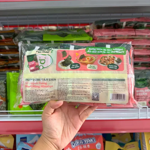 Rong biển ăn liền Bibigo lốc 3 gói, 4 vị: Truyền Thống, Dầu Mè, Muối Hồng, BBQ