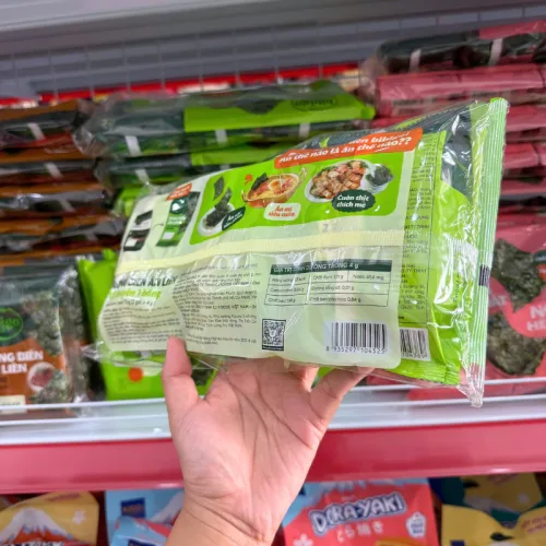 Rong biển ăn liền Bibigo lốc 3 gói, 4 vị: Truyền Thống, Dầu Mè, Muối Hồng, BBQ