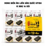 Chỗ sỉ rong Biển Ăn Liền Hàn Quốc KFish Vị BBQ 16 Gói