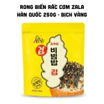 Rong biển rắc cơm canxi Zala Hàn Quốc, bịch vàng 250g