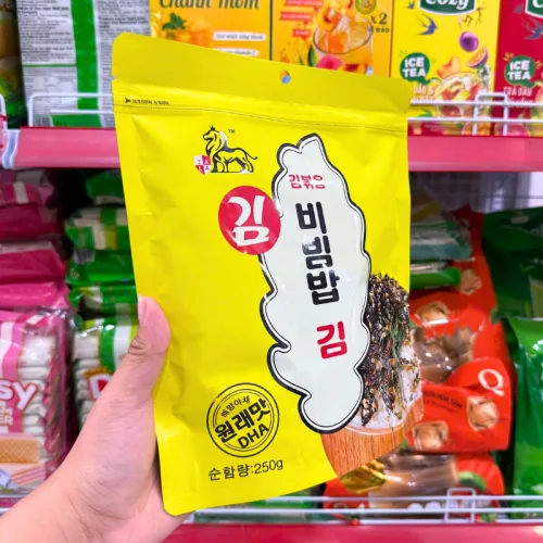 Rong biển rắc cơm canxi Zala Hàn Quốc, bịch vàng 250g