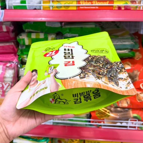 Shop sỉ rong Biển Rắc Cơm Canxi Zala Hàn Quốc 250g - Bịch Xanh Lá