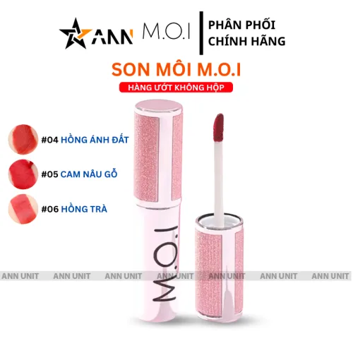 Son môi Love M.O.I màu hồng, không hộp – Son Moi 3 Màu