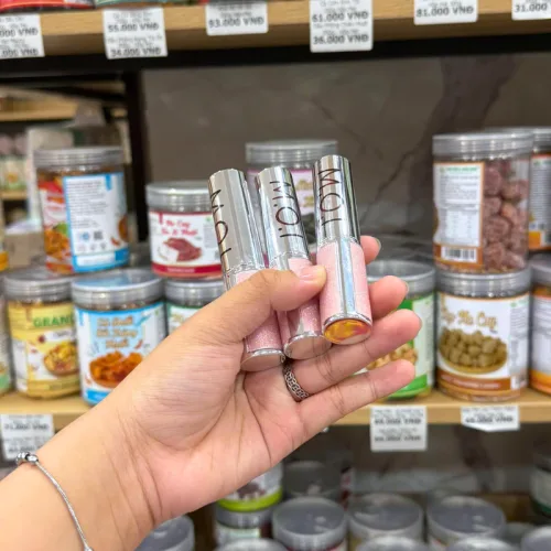 Son môi Love M.O.I màu hồng, không hộp – Son Moi 3 Màu